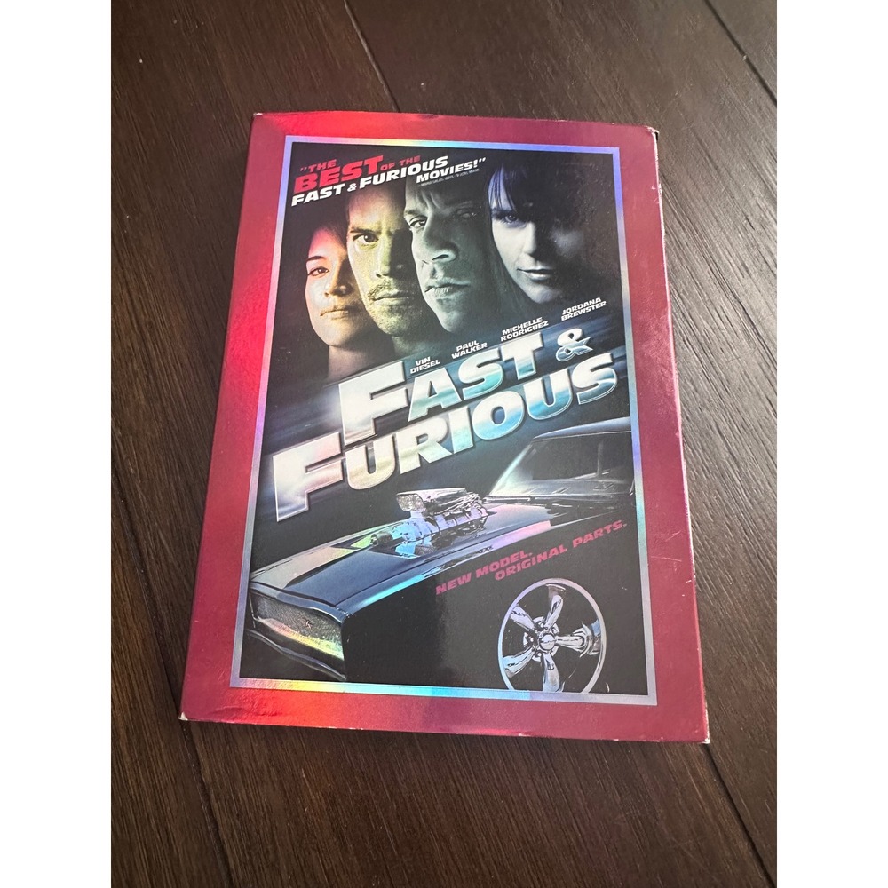 Fast & Furious DVD 2009 Vin Diesel Paul Walker Widescreen with Slipcover